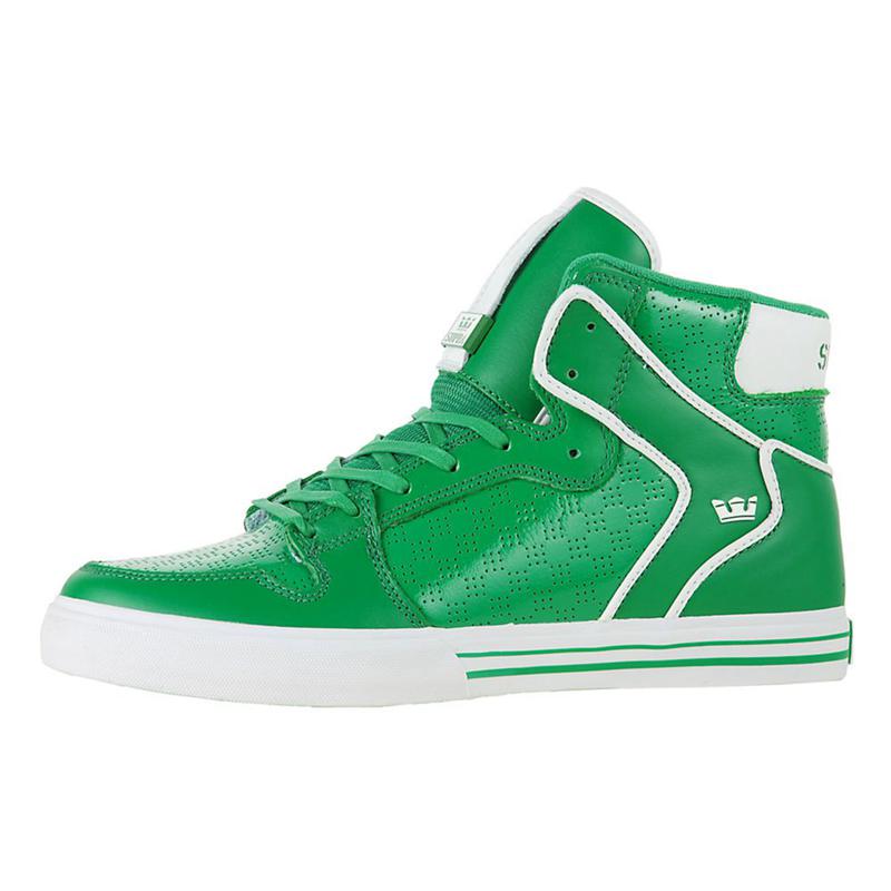 Zapatillas Altas Supra Argentina Hombre - VAIDER Verde (GPUBL-9782)